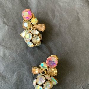 J. Crew Jewelry - J. Crew Iridescent Crystal Earrings and Bracelet J. Crew Jewelry - J. Crew Iridescent Crystal Earrings and Bracelet